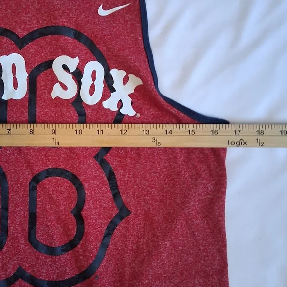 Nike- Red Heathered Muscle Tank. Size S. Genuine MLB Merch. - Picture 8 of 9